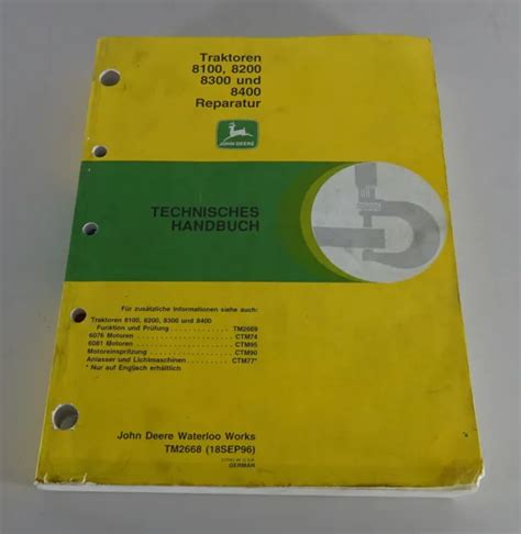 Manuale di riparazione del trattore john deere. - Yamaha outboard 4hp 1996 2006 hersteller werkstatthandbuch.