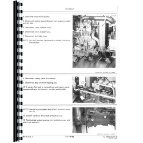 Manuale di riparazione john deere 1250. - Manual of british water engineering practice volume i organization and.