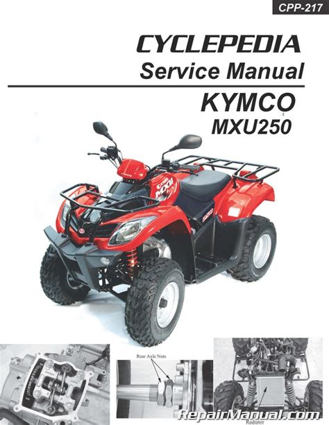 Manuale di riparazione per officina kymco mxu 250 atv. - Haier washing machine hw c1260tve u manual.