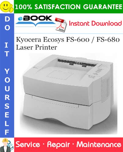 Manuale di riparazione per stampante laser kyocera ecosys fs 600 fs 680. - Manual daelim s five en espanol.