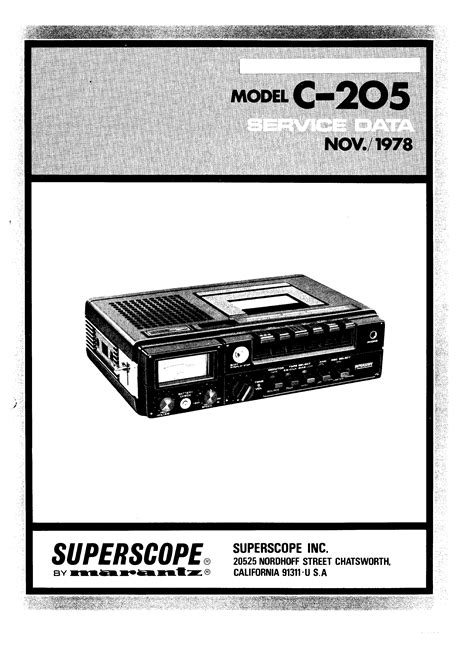 Manuale di riparazione registratore a cassette professionale marantz c205. - Philips 15mf605t 20mf605t tv service manual.