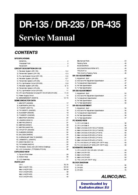 Manuale di servizio alinco dr135 235 435sm. - Course 3 daily notetaking guide answers.
