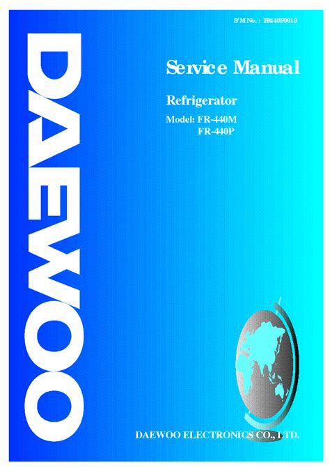 Manuale di servizio daewoo fr 440p frigorifero. - Haynes vw passat service manual download.