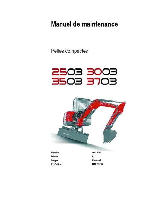 Manuale di servizio dell'escavatore compatto neuson 2503 3003 3503 3703. - Managerial economics 6e keat young solutions manual.