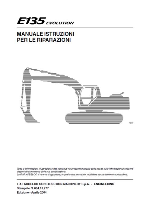 Manuale di servizio dell'escavatore kobelco 135. - Manual de usuario ipod touch 3g.