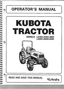 Manuale di servizio di riparazione officina kubota l4630 l5030. - 1997 acura tl water outlet manual.