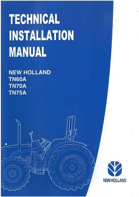 Manuale di servizio new holland tn 60a. - Ruckelt die komplette anleitung um es zu machen.