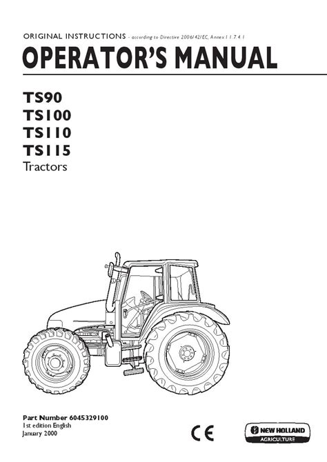 Manuale di servizio new holland ts100. - Model no 310707 briggs straton service manual.