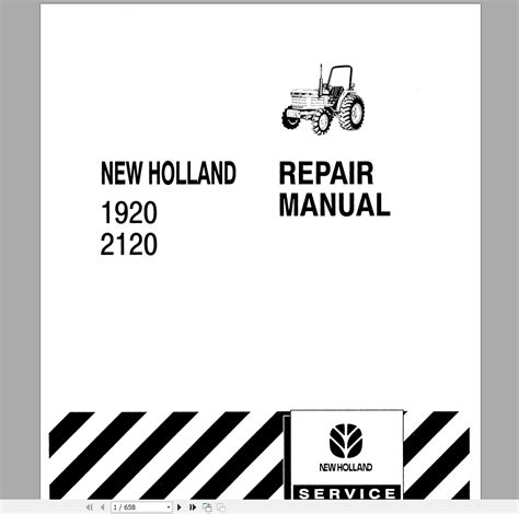 Manuale di servizio per trattori new holland modello 2120. - Manuali di officina certificati john deere.