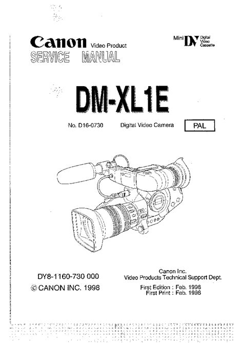 Manuale di servizio videocamera digitale canon dm xl1e. - Audi coupe gt 1984 repair and service manual.
