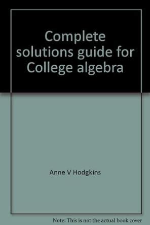 Manuale di soluzioni per studenti per lgeon hodgkins college algebra con applicazioni. - Le bleu est une couleur chaude.
