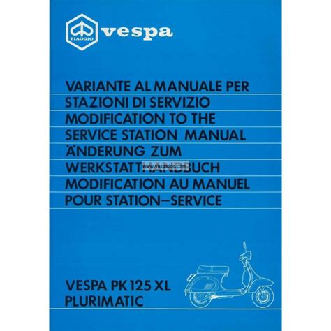 Manuale di vespa pk 125 xl 2. - Yamaha fj1100 service repair workshop manual 1984 onward.
