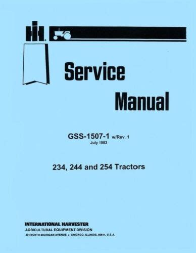 Manuale internazionale per officine serie 234 234hydro 244and254 i e t shop service. - Caterpillar d6h series 2 service manual.