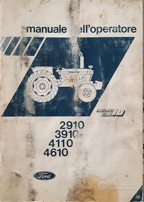 Manuale operatore tw 15 ford trattore. - Manuale di istruzioni sym jet 100.