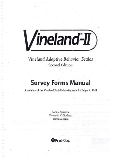 Manuale punteggio vineland ii vineland ii scoring manual. - The center for creative leadership handbook of leadership development j b ccl center for creative.