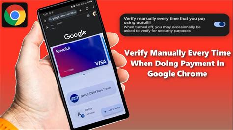 Manually verify every time you pay using autofill.  Additionally, when...