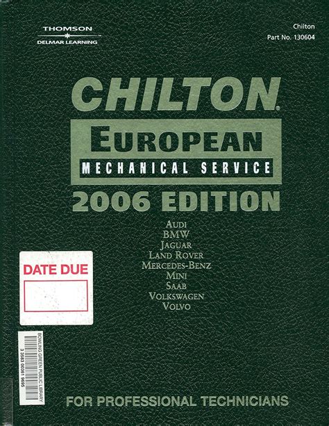 Manuals Books Service Engineering Mechanical Chilton Professional