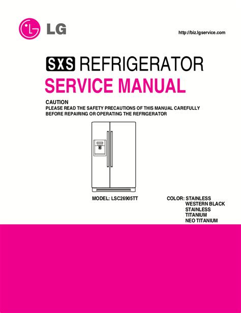 Manuals Lg Refrigerator