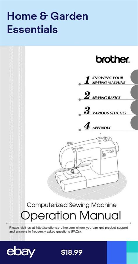 Manuals XR1300 United States Brother