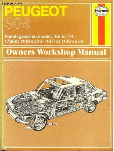 Manuels de réparation haynes peugeot 504 suédois. - Briggs and stratton xc35 lawn mower manual.