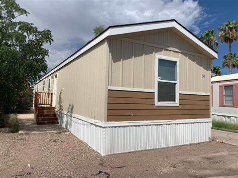 6%. In Tucson, there are currently 242 mobile homes for sale, offering an affordable housing option for buyers. With mobile homes priced between $4,900 to $749,000, there's a range to accomodate every budget. As of May, 2024 the median home price in Tucson is $365,000, while the average sale price is $423,841, offering insights into the local .... 