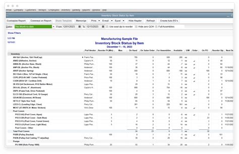 Manufacturing Accounting Software QuickBooks Desktop Enterprise
