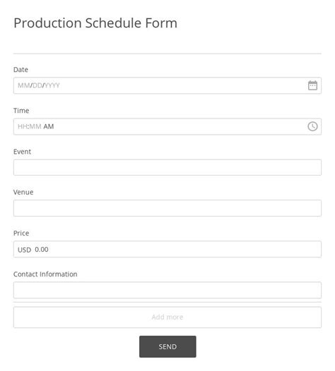 Manufacturing Forms Online Form Templates 123 Form Builder