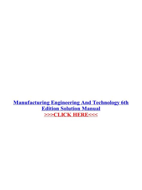 Manufacturing engineering and technology 6th edition solution manual. - Iveco daily 2005 workshop manual download free.