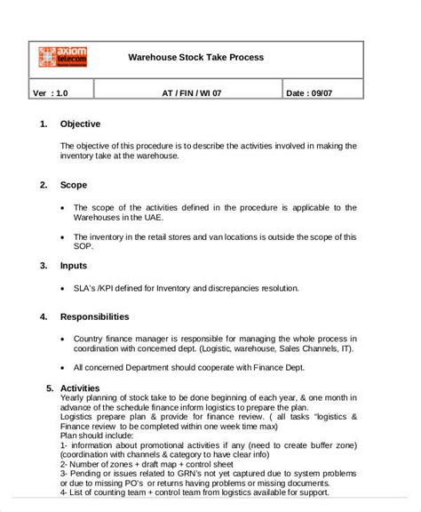 Manufacturing warehouse inventory policies and procedures manual. - 2005 manuale del proprietario della radio bmw z4.