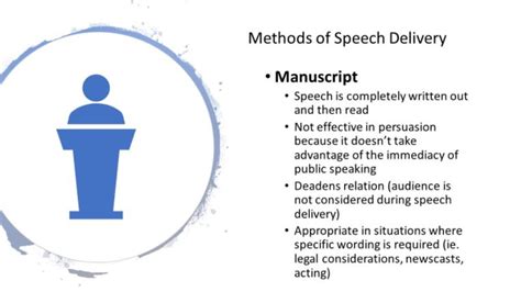 Manuscript speech delivery - api.3m.com