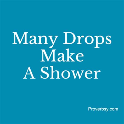 Many drops make a shower - YouTube