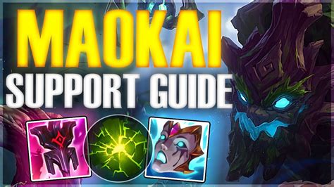 Maokai Build Guide Season 9 Challenger Maokai Support! League of