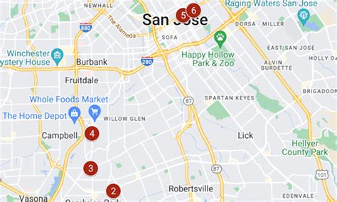 Map: 3 killed, 7 injured in attacks in San Jose and Milpitas