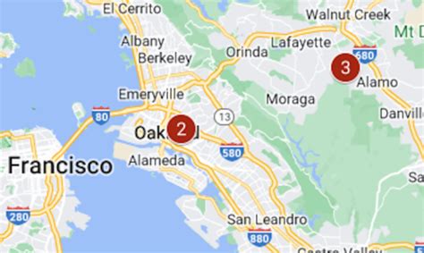 Map: 3 killed by falling trees during Bay Area storm
