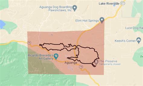 Map: Highland Fire updated evacuation zone and perimeter