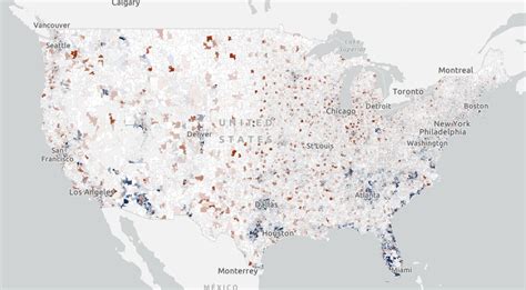 Map: How did the pandemic exodus impact your hometown? Search this U.S. map to find out