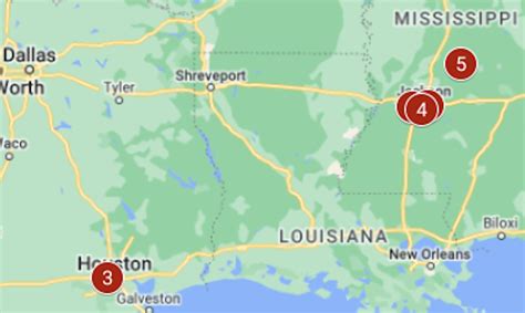 Map: Jailbreak, good Samaritan’s murder and one fugitive dead in burning Mississippi house