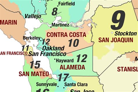 Map: The big Bay Area district that will get a new Congress member