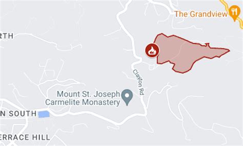 Map: Where the Clayton Fire is burning in hills near San Jose