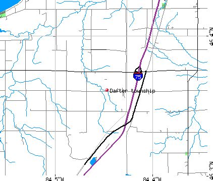 Map Dafter Township