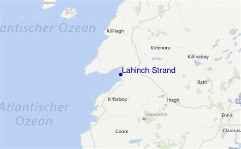 Map Lahinch - Lahinch Map. - ireland-hotels24.com