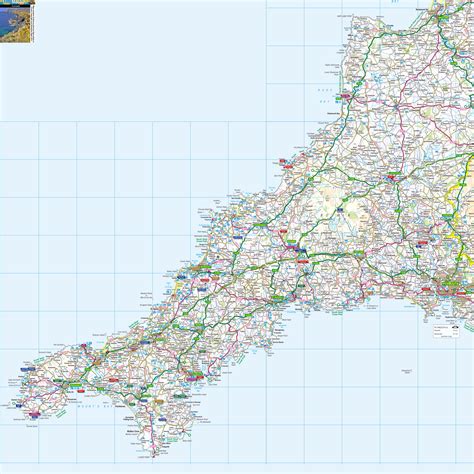Map Of Cornwall