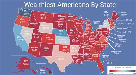 Map Reveals Wealthiest Person in Each State who13.com