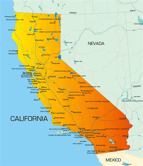 Map and california. Jan 23, 2024 · Description: This map shows cities, towns, highways, main roads and secondary roads in California and Arizona. 