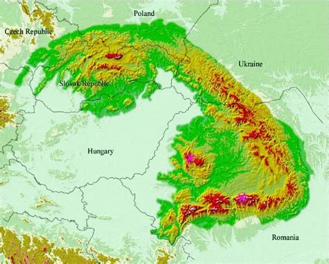 Map carpathian mountains. The Carpathians are one of the most extensive mountain ranges of the European Alpine System (Ozenda 1985) and a widely recognised mountain biodiversity hotspot in Europe (Schmitt 2009; Bálint et al. 2011; Mráz and Ronikier 2016).Additionally, although well-delimited from geomorphological point of view, the Carpathian Region … 
