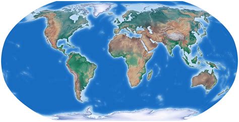 World Ocean Sea Map Showing 5 Oceans (includes the new Southern Ocean) The above map shows the most widely accepted modern representation of the world’s oceans, including the Southern Ocean surrounding Antarctica. History of Oceans. The oceans of the world formed billions of years ago..