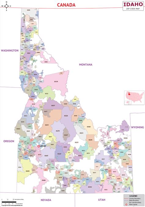 Map of All ZIP Codes in Grand View, Idaho - Updated November …