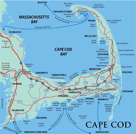 Map of Cape Cod