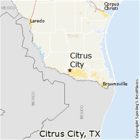 Map of Citrus City, Texas - USA States