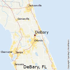 Map of DeBary, FL. Streets, roads, directions and sights of DeBary, FL.